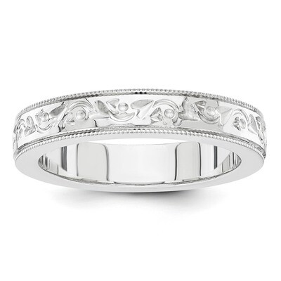 Fancy Wedding Band 14k White Gold XWB203, MPN: XWB203, 886774393155