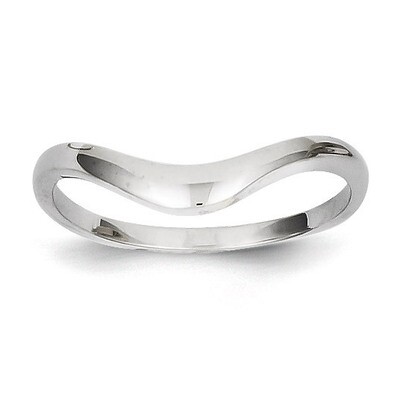 Swirl Ring 14k White Gold D900, MPN: D900, 191101179044