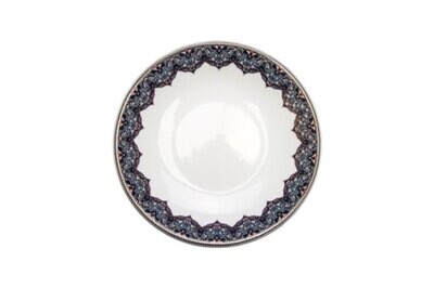 Deshoulieres Dhara Peacock Soup Cereal Plate AC-JR3189, MPN: AC-JR3189, 3104361365741