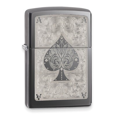 Zippo Ace Filigree Black Ice Lighter GM11231, MPN: GM11231, 41689283230