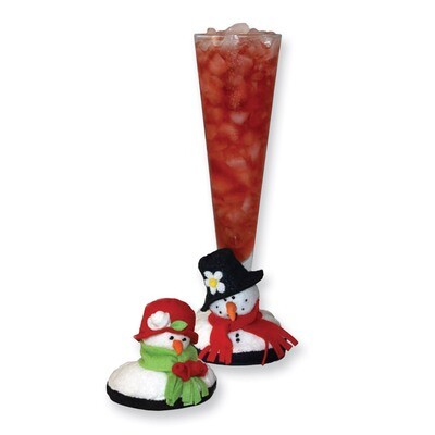Snow-Couple Attachable Coasters GM3517