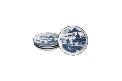 Mottahedeh Blue Canton Coaster Set of 4 HC92, MPN: HC92,