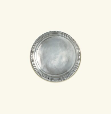 Match Pewter Scallop Rimmed Bottle Coaster a424.0, MPN: a424.0,