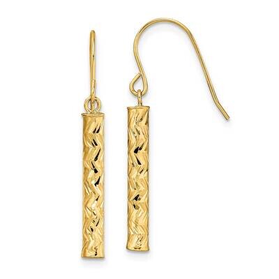 Dangle Earrings 14k Gold Polished YE1928, MPN: YE1928, 716838359967