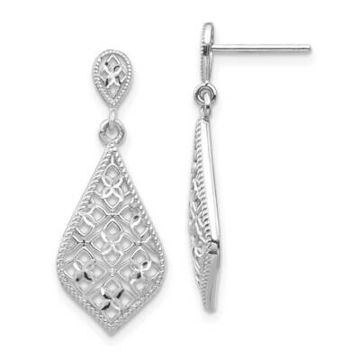 Dangle Earrings 14k White Gold YE1861W, MPN: YE1861W, 716838309542