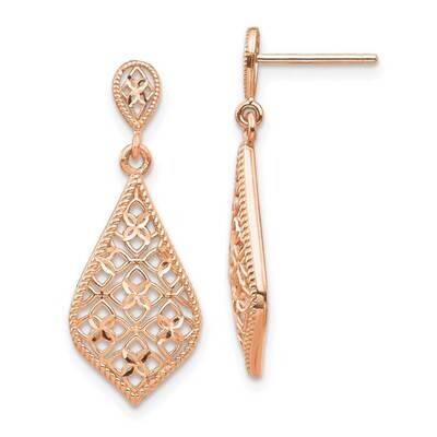 Dangle Earrings 14k Rose Gold YE1861R, MPN: YE1861R, 716838307050