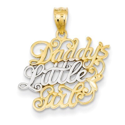 Daddys Little Girl Pendant 14k Gold K2703, MPN: K2703, 886774960357