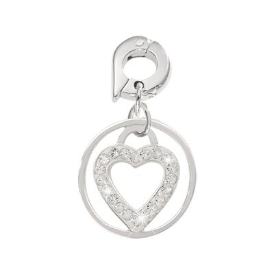 Nikki Lissoni Love Keeper Charm Silver-Plated 15mm D1080SS, MPN: D1080SS, 8718819232513