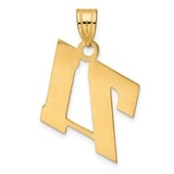 Block Number 71 Pendant 14k Gold Polished BN71, MPN: BN71, 196904078921