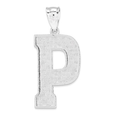 Initial P Charm Sterling Silver QC2766P, MPN: QC2766P, 883957906867