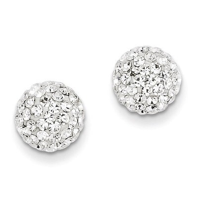 Crystal 8mm Post Earrings 14k Gold YE1545, MPN: YE1545, 886774761763