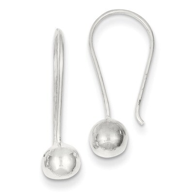 6mm Ball Earrings Sterling Silver QE3483, MPN: QE3483, 883957927022