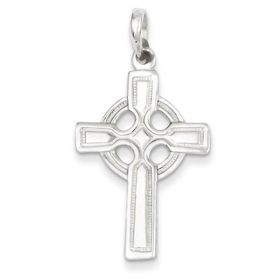 Cross Pendant Sterling Silver Polished QC6679, MPN: QC6679, 883957567303