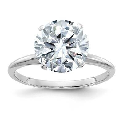 3ct. D E F Pure Light Round Moissanite Solitaire Ring 14k White Gold WGSH15-17MP-9, MPN: WGSH15-17M…