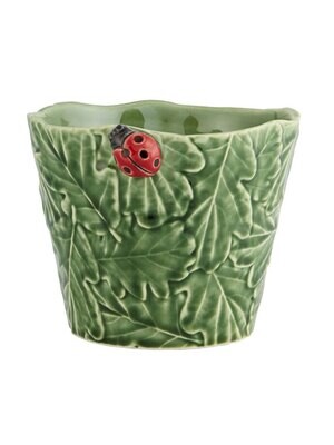 Bordallo Pinheiro Pinheiro Garden of Insects Vase with Ladybug Decorated 65019402, MPN: 65019402, 5…