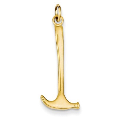 Hammer Charm 14k Gold A0392, MPN: A0392, 883957852980