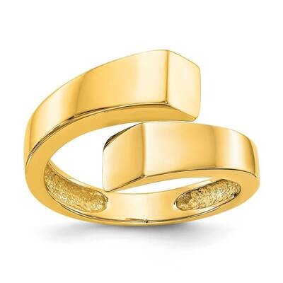 Square Overlapping Ring 14k Gold K1448Y, MPN: K1448Y, 883957326719