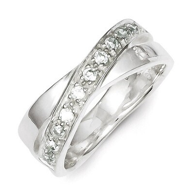 Ring Sterling Silver Diamond QR4276, MPN: QR4276, 883957553047