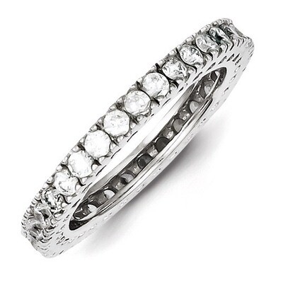 Ring Sterling Silver Diamond QR1974, MPN: QR1974, 883957185293