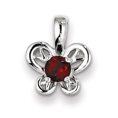 Garnet January Pendant Sterling Silver QBPD24JAN, MPN: QBPD24JAN, 883957317144