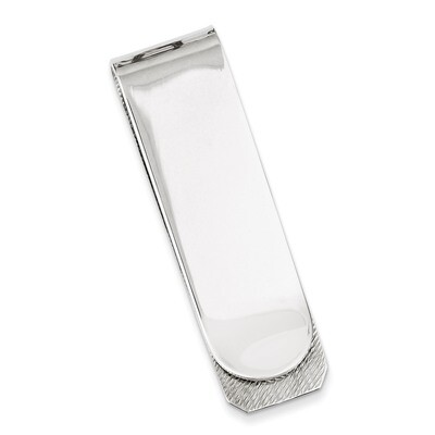 Money Clip Sterling Silver Rhodium-plated QQ500, MPN: QQ500, 191101191992