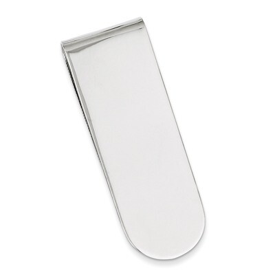 Money Clip Sterling Silver Rhodium-plated QQ503, MPN: QQ503, 191101192500