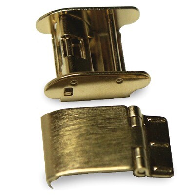 12mm Pulsar-Style Slide Stainless Steel Clasp 12 Inch Gold-tone FTL136Y-12, MPN: FTL136Y-12,