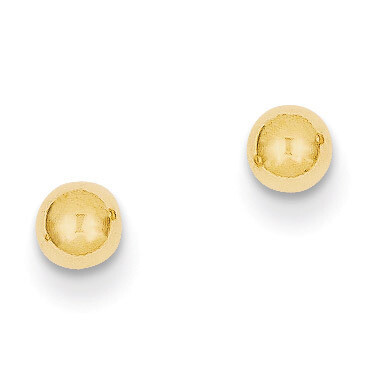 4mm Ball Post Earrings 14k Gold Polished X4MMG, MPN: X4MMG, 886774563206