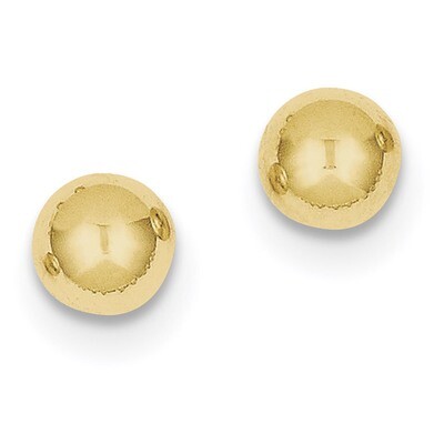 Polished 7mm Ball Post Earrings 10k Gold 10X7MMG, MPN: 10X7MMG, 191101344602