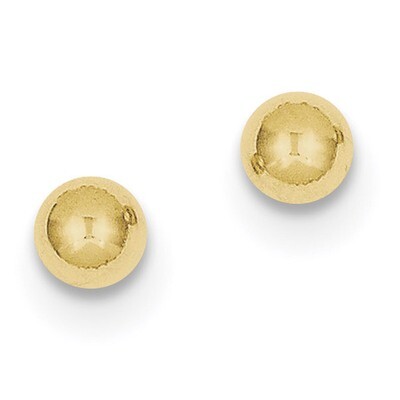 Polished 5mm Ball Post Earrings 10k Gold 10X5MMG, MPN: 10X5MMG, 191101344589
