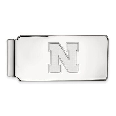 University of Nebraska Money Clip Sterling Silver SS052UNE, MPN: SS052UNE, 886774713724