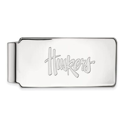 University of Nebraska Money Clip Sterling Silver SS012UNE, MPN: SS012UNE, 886774713700