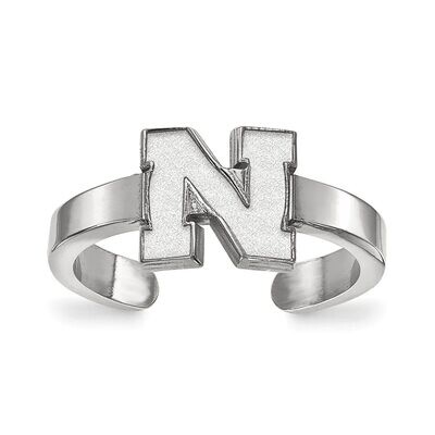 University of Nebraska Toe Ring Sterling Silver SS056UNE, MPN: SS056UNE, 886774713014