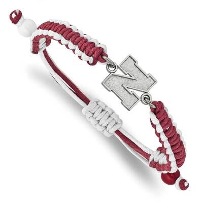 University of Nebraska Color Bracelet Stainless Steel ST514UNE, MPN: ST514UNE, 634401018038