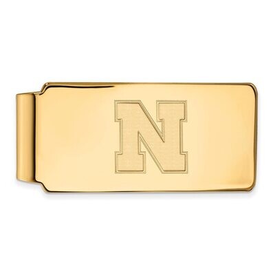 University of Nebraska Money Clip 10k Yellow Gold 1Y052UNE, MPN: 1Y052UNE, 886774819570
