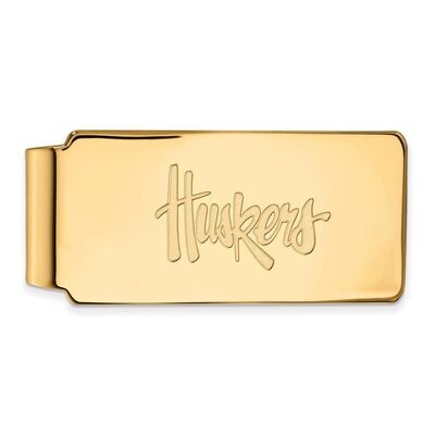 University of Nebraska Money Clip 14k Yellow Gold 4Y012UNE, MPN: 4Y012UNE, 886774872315