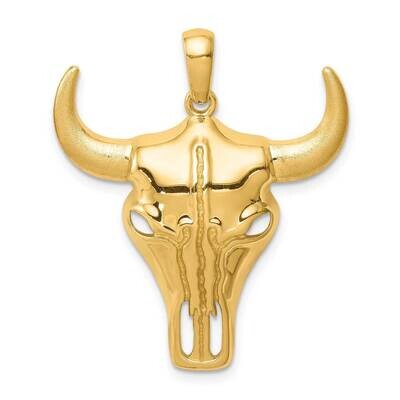 Steer Skull Pendant 14k Gold C4547, MPN: C4547, 883957966625