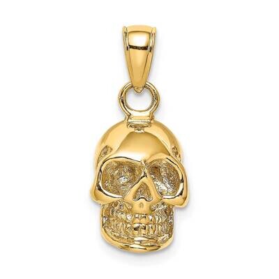Skull Charm Hp 14k Gold 3-D K7328, MPN: K7328, 637218184668