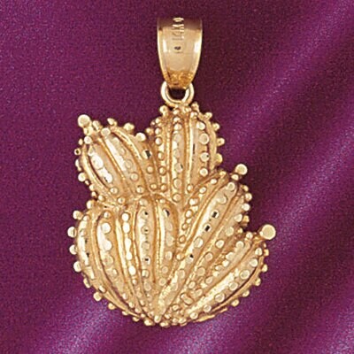 Dazzlers Jewelry Cactus Pendant Necklace Charm Bracelet in Yellow, White or Rose Gold 5225, MPN: DZ…