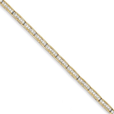 Diamond Bracelet 14k Gold Y10789A, MPN: Y10789A, 883957424477
