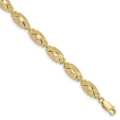 Bracelet 14k Gold Diamond-cut FB1537-7, MPN: FB1537-7, 883957781563