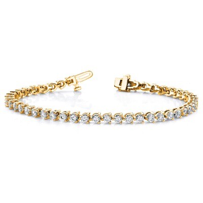 Diamond tennis bracelet 14k Gold X2839AA, MPN: X2839AA, 883957194981