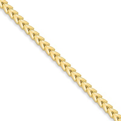 Diamond Cut Bracelet 7 Inch 14k Gold FB1198-7, MPN: FB1198-7, 883957430812