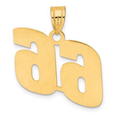 Block Number 66 Pendant 14k Gold Polished BN66, MPN: BN66, 196904078969