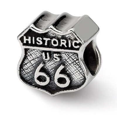 Route 66 Bead - Sterling Silver QRS1135, MPN: QRS1135, 883957276366