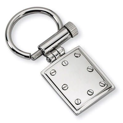 Polished Key Chain - Stainless Steel SRK121 by Chisel, MPN: SRK121, 883957747743