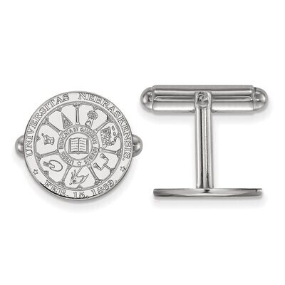 University of Nebraska Crest Cuff Link Sterling Silver SS046UNE, MPN: SS046UNE, 886774713632