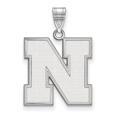 University of Nebraska Large Pendant Sterling Silver SS068UNE, MPN: SS068UNE, 886774713526