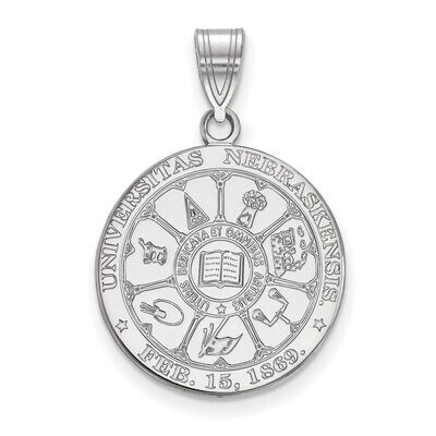 University of Nebraska Large Crest Sterling Silver SS044UNE, MPN: SS044UNE, 886774713502