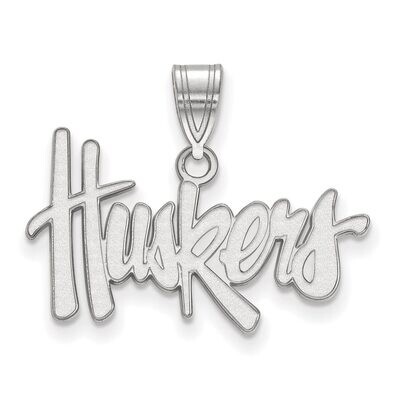 University of Nebraska Medium Pendant Sterling Silver SS003UNE, MPN: SS003UNE, 886774713274